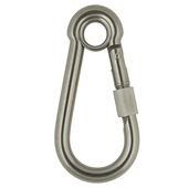 Mousqueton 11x120 mm à œil serrure à visser inox 316