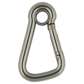 Mousqueton à œil 10x100 mm triangulaire inox 316