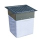 Puits d'infiltration avec grille galva IP15 Hydroblob 20x20x33 cm 15 litres