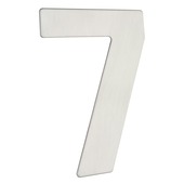 GAMMA huiscijfer klein inox 7