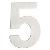 GAMMA huiscijfer klein inox 5
