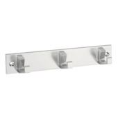 Patère Kristel 3 crochets alu 210mm