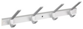 Kapstok 4 haken Ria aluminium 456 mm