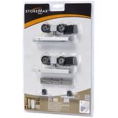 Jeu de roulettes pour portes coulissantes Storemax H60