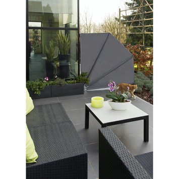 presentatie man Lunch Windscherm waaier grijs 160x160 cm | | GAMMA.be